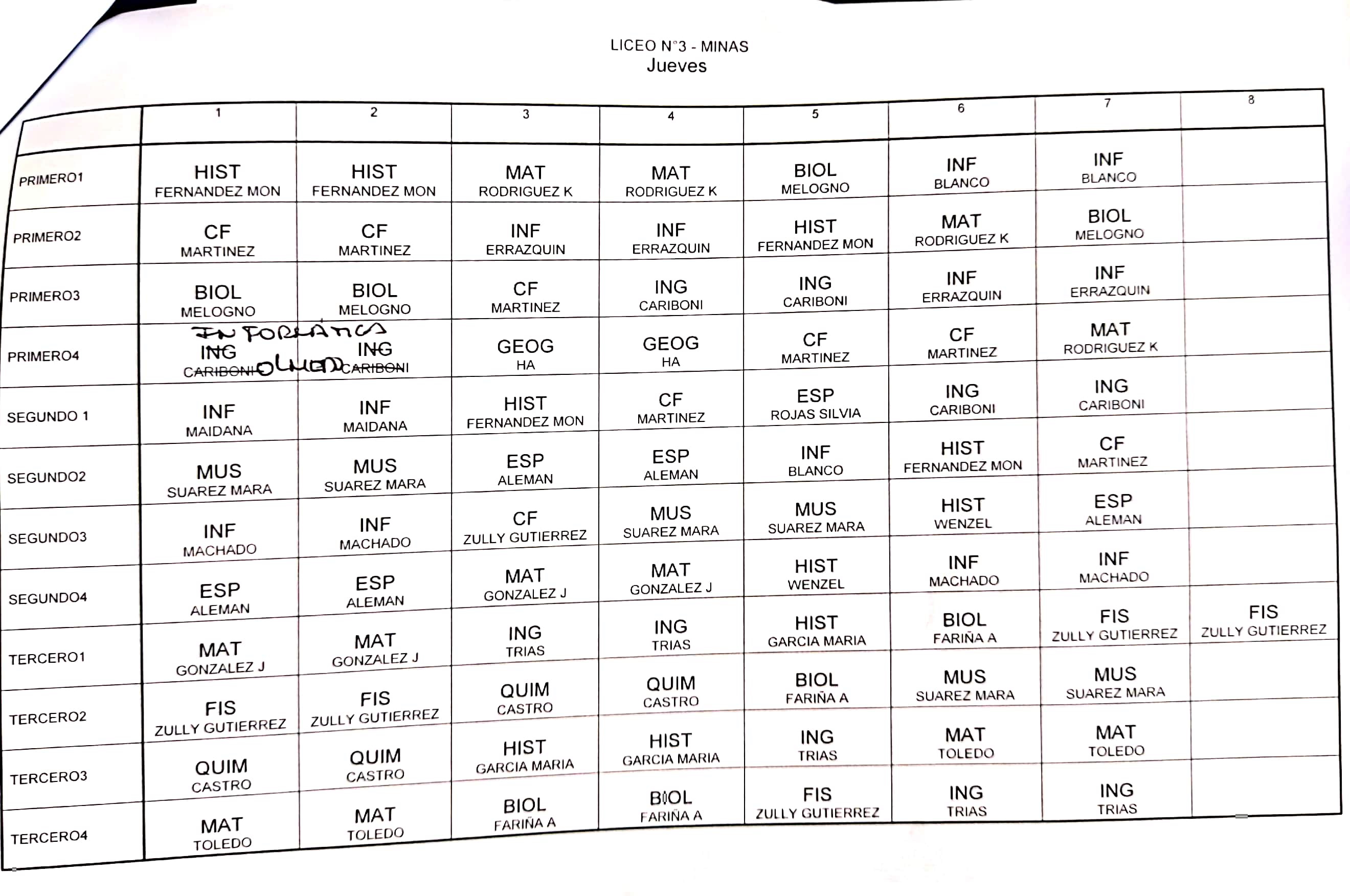 horarios 4